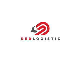 Projekt graficzny logo dla firmy online RED LOGISTIC